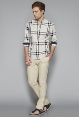 ETA By Westside Beige Slim Fit Shirt - Mp000000000945304
