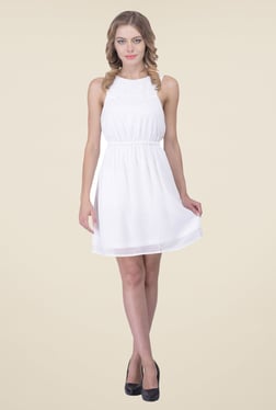 White Embellished Dress Image