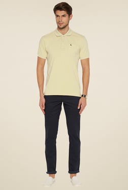 Parx Men Light Brown Cotton Regular Fit T-Shirts