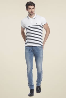 Jack & Jones White Polo T-shirt