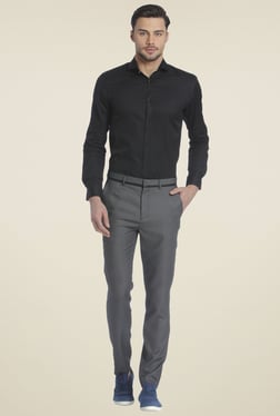 Jack & Jones Dark Grey Slim Fit Trousers