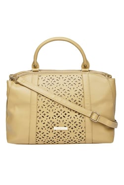 Handbags Online Las Purse At Best Price In India Addons Beige Laser Cut Handbag