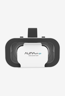 AuraVR Go Virtual Reality VR Headset (Black / White)