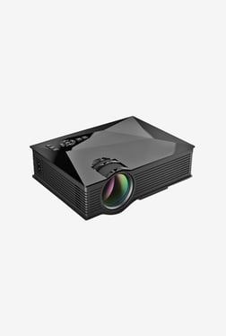 Unic UC46 1200 Lumens LED Portable Projector (Black)