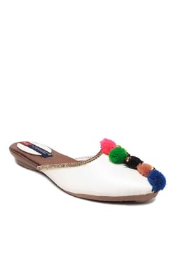 Lishabee by MSC White Mule Shoes