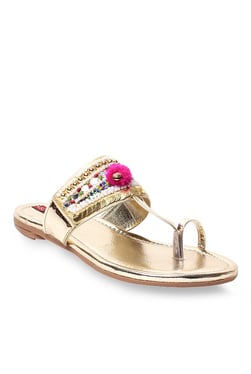 Lishabee by MSC Golden Toe Ring Sandals