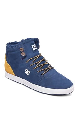 DC Crisis High Navy Sneakers