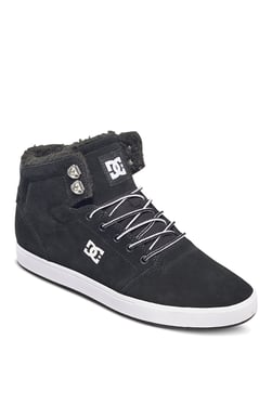 DC Crisis High Black Sneakers