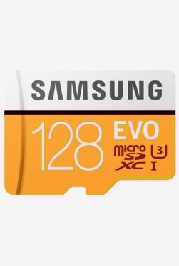 Samsung EVO 128 GB MicroSDXC Memory Card With SD Adapter