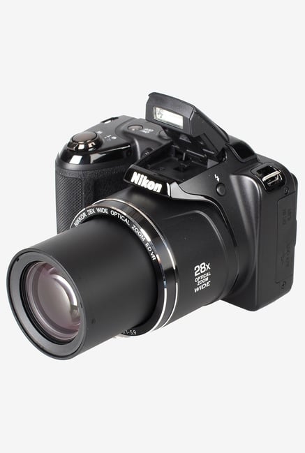 Buy Nikon Coolpix L340 Point & Shoot Camera Black online at best price ...