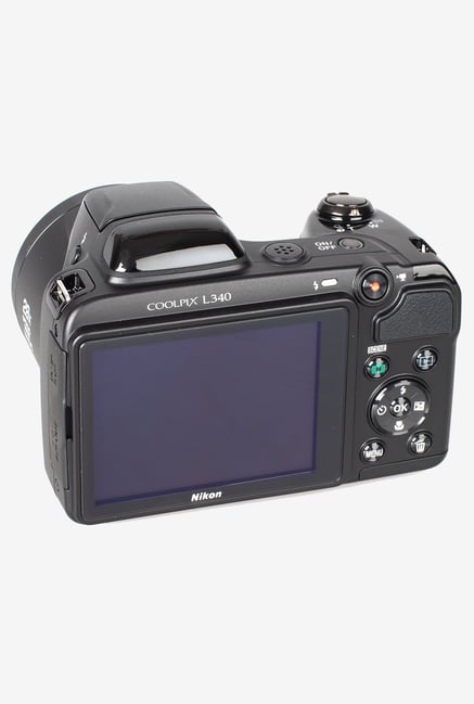 Buy Nikon Coolpix L340 Point & Shoot Camera Black online at best price ...
