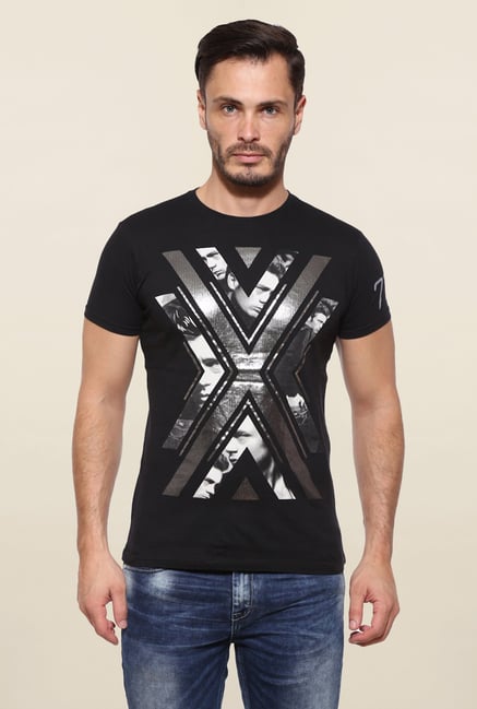 pepe-jeans-black-graphic-print-t-shirt