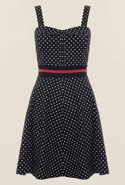 quiz polka dot skater dress