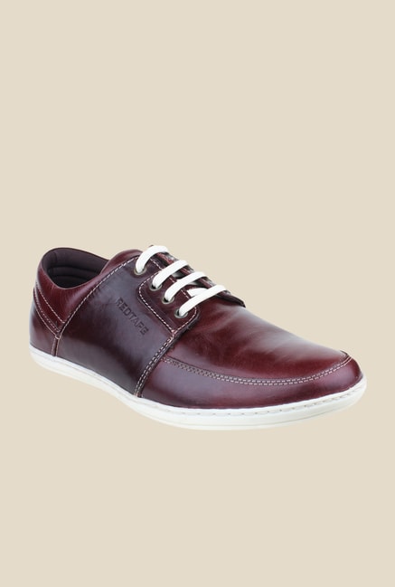 Buy Red Tape Burgundy Derby Shoes 