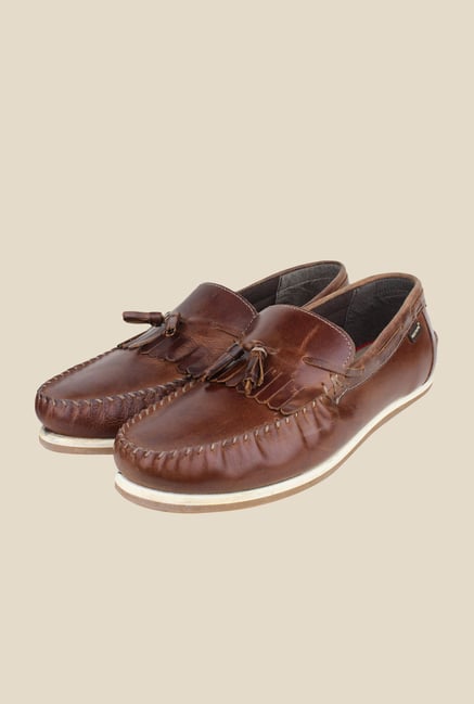 red tape moccasins