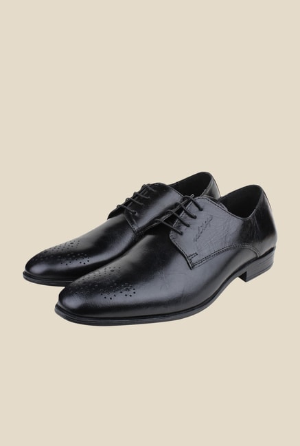 Buy Red Tape Black Derby Shoes Online 