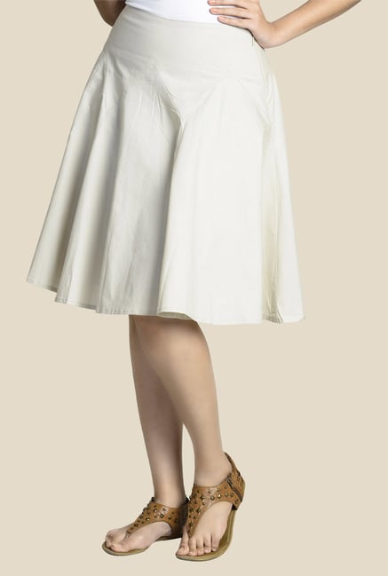 cotton skirts online white