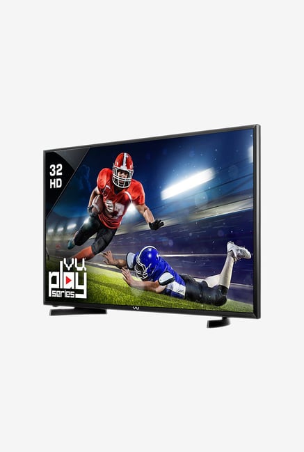 Vu Play 32K160M/T32D66 80cm (32 inches) HD Ready LED TV (Black) from VU