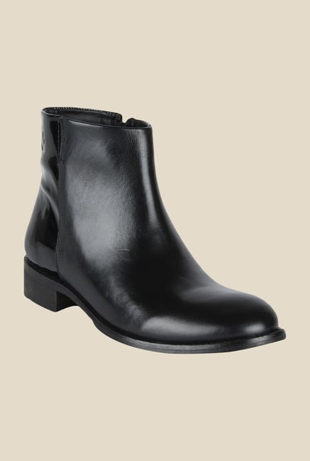 black formal boots womens