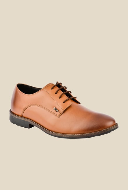 Lee Cooper Tan Derby Shoes