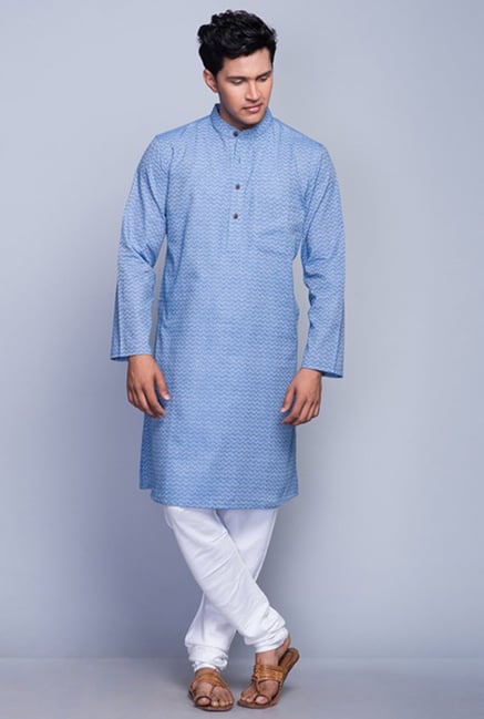 fabindia blue kurta