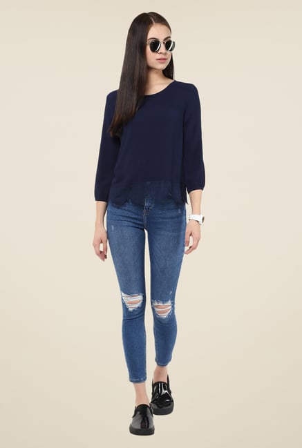 Harpa Navy Solid Top