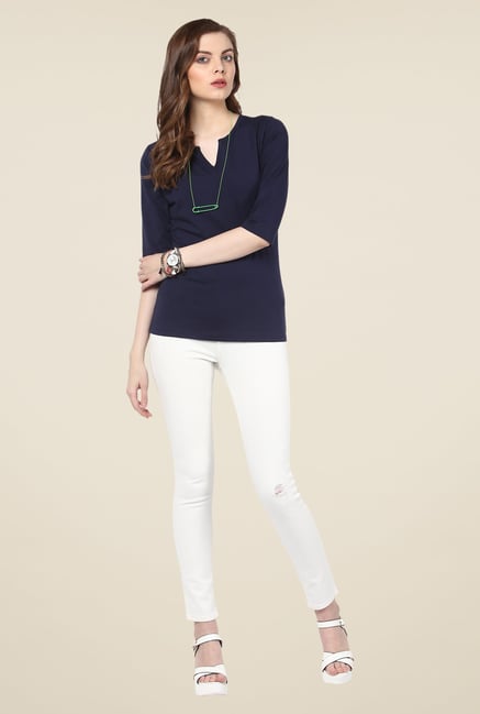 Harpa Navy Solid Top