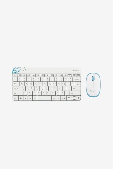 Logitech MK240 Wireless Keyboard and Mouse White