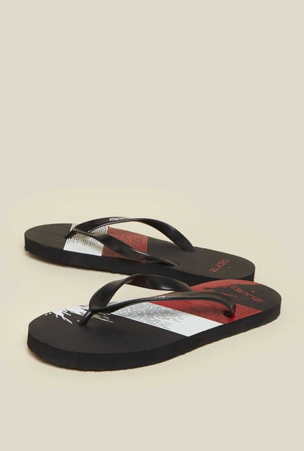 Zudio Black Thong Flip Flops
