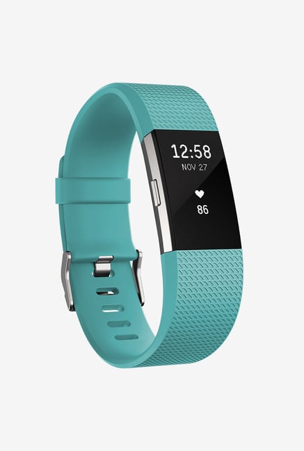Fitbit Charge Large Activity Wristband (Teal/Silver)