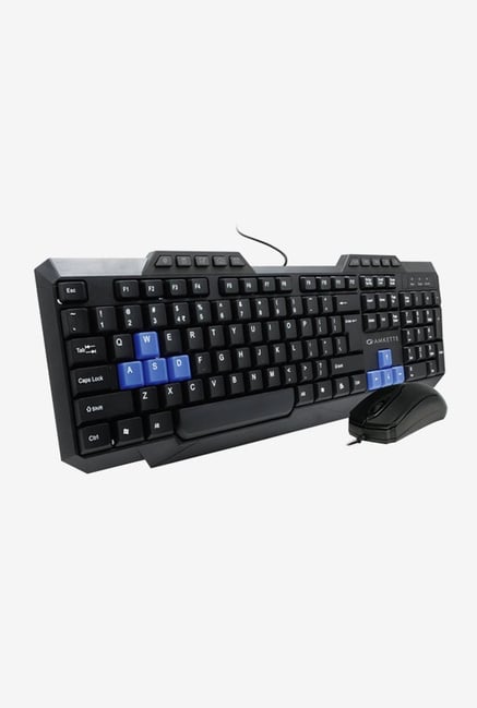 Amkette Xcite NEO 400PP Keyboard & Mice (Black)