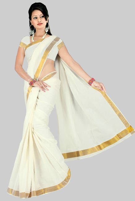 KERALA COTTON SET MUNDU SAREE TS0PS2828SLBK