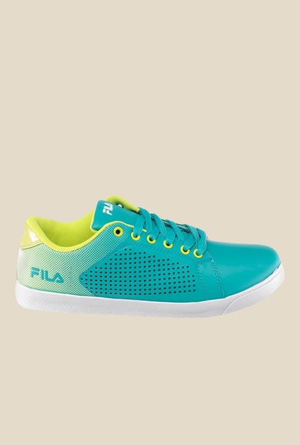 lime green and orange filas