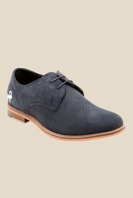 Yezdi Navy Derby Shoes
