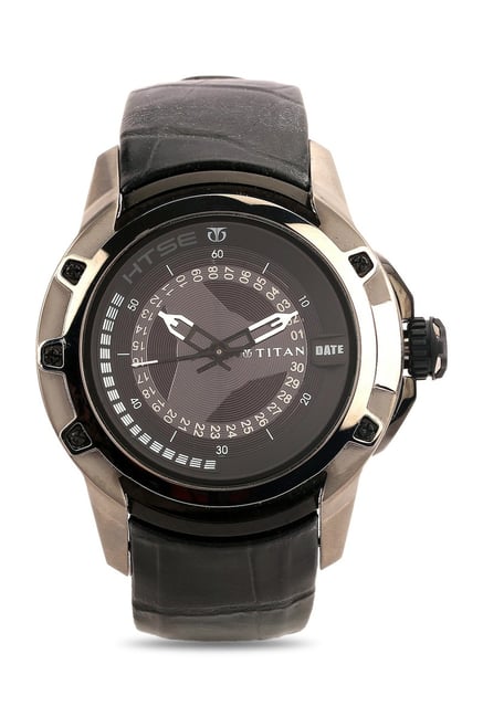 Titan HTSE Analog Black Dial Men's Watch - NE1539NP01 / NE1539NP01 :  Amazon.in: Fashion