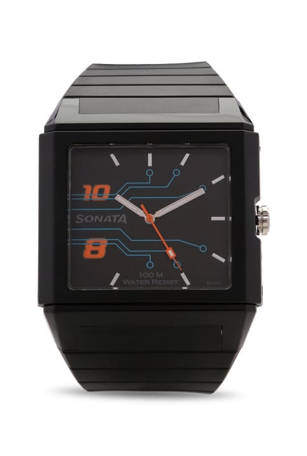 sonata super fibre analog watch