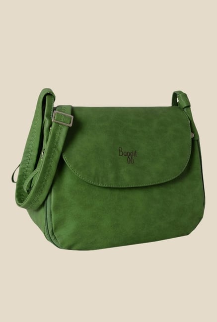baggit green sling bag