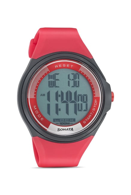 Sonata 7992PP08 Super Fibre Ocean Digital Watch for Men