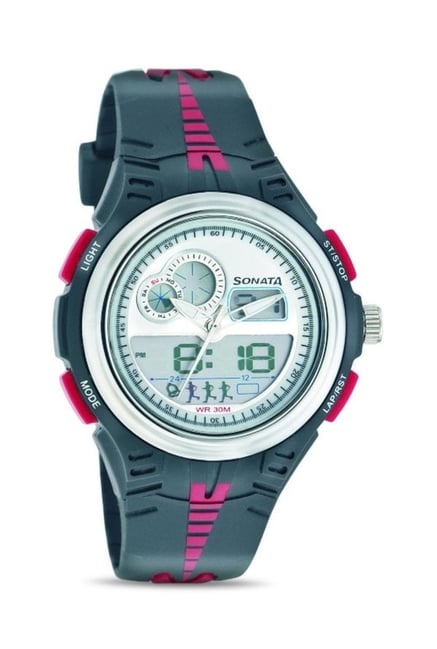 Analog Watch Sonata Fibre Digital Watches 77069pp01 Shop