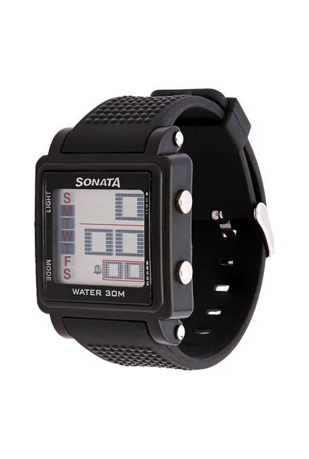 Sonata NH77043PP01 Super Fibre XI Digital Watch for Men