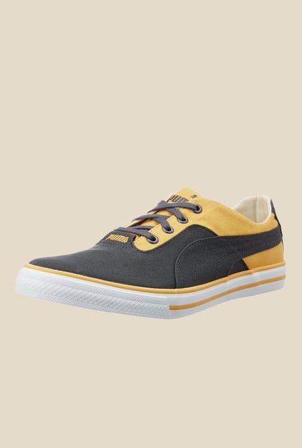 Puma Slyde IDP Grey \u0026 Yellow Sneakers 