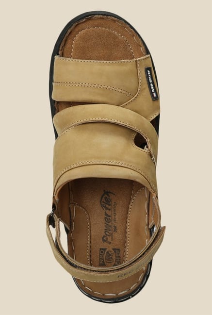 Elephant Tan Low Ankle Slip On Sandals for Men