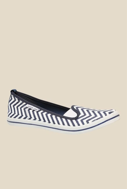 Buy North Star Aztec White Blue Loafers for Women at Best Price