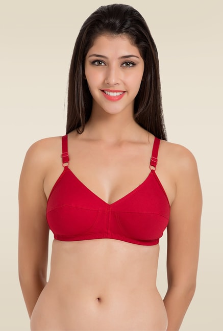 Buy Souminie Red Non Padded Bra for Women Online @ Tata CLiQ
