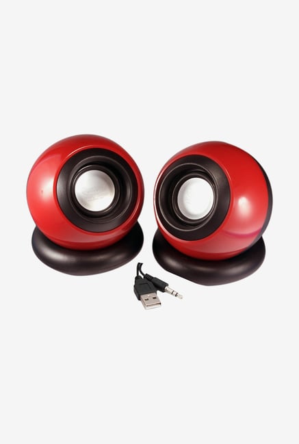 Quantum QHM620 USB 2.0 Mini Computer Speaker (BlackRed)