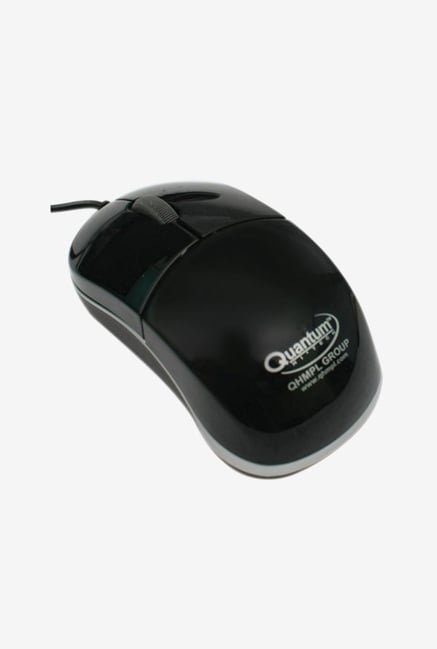 Quantum QHM295 Wired USB Optical Mouse Black