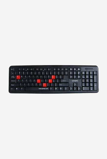 Quantum QHM7403 USB or PS2 Keyboard Black