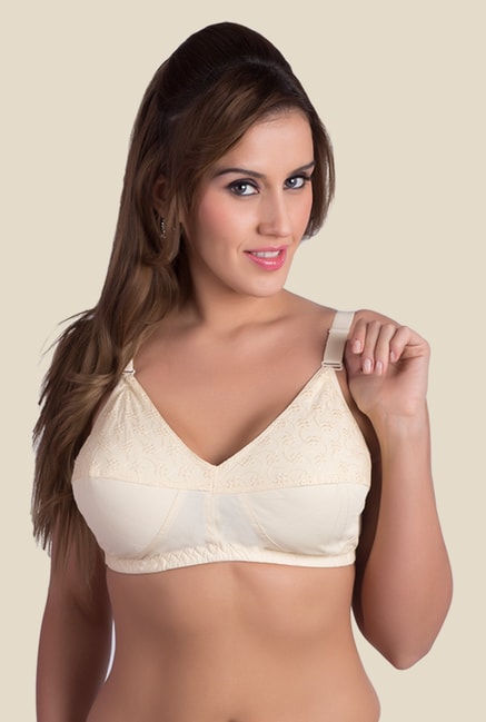 Softline Butterfly Women's Cotton Chicken Full Coverage Bra – Online  Shopping site in India