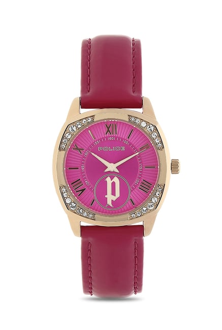 Leather Watches Police Watches For Girl Police PL14636LSR09J Diva
