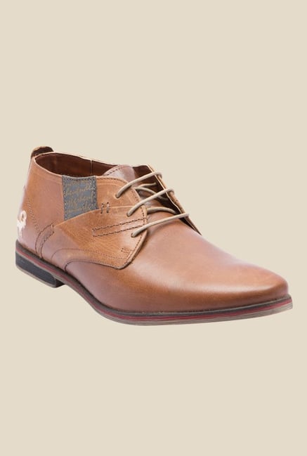 Buy Yezdi Brown Derby Shoes for Men at 